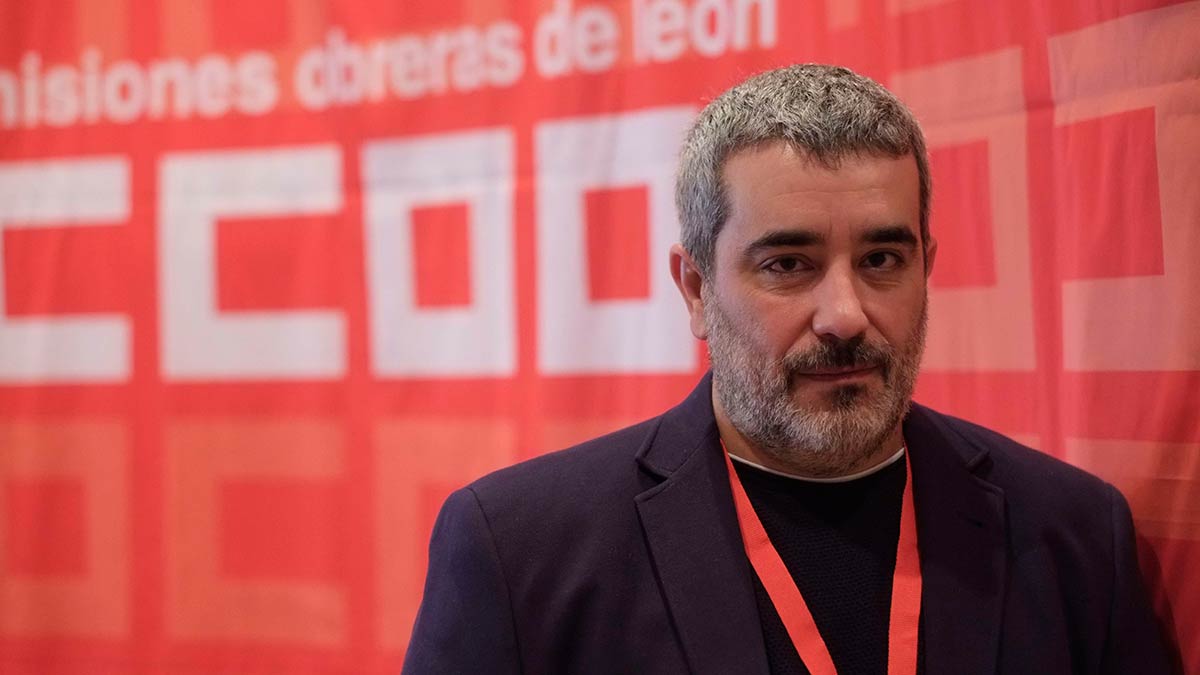 Xosepe Vega es el secretario general de CCOO de León. | DANIEL MARTÍN Xosepe Vega es el secretario general de CCOO de León. | DANIEL MARTÍN