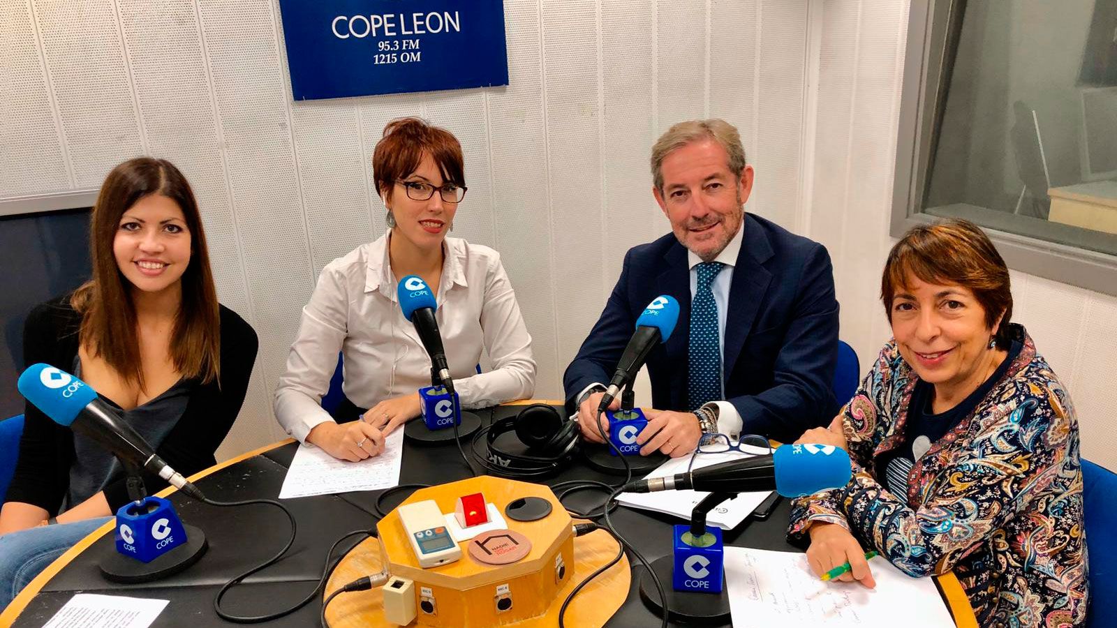 Vega participó este miércoles en el espacio ‘Entre Nosotras’, de Cope León. | L.N.C. Vega participó este miércoles en el espacio ‘Entre Nosotras’, de Cope León. | L.N.C.