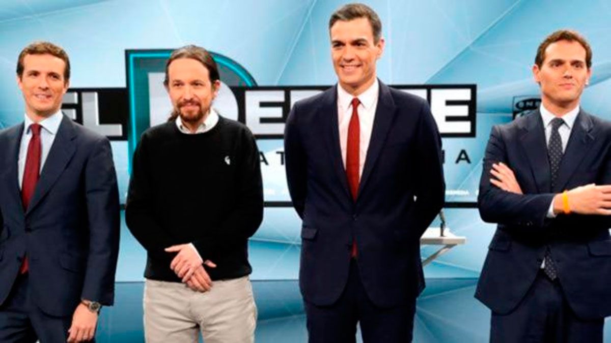 El último debate contó con la presencia de Pablo Casado, Pablo Iglesias, Pedro Sánchez y Albert Rivera. | ABC.es