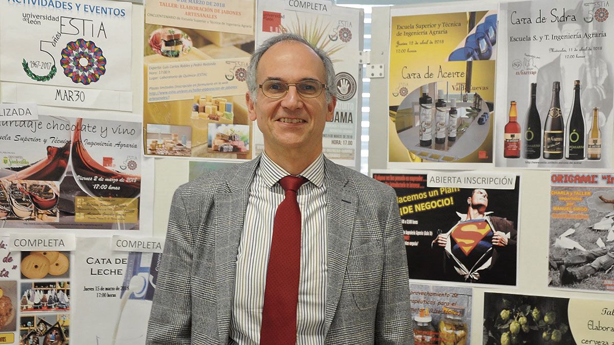 Pedro Aguado, director de la Escuela de Ingeniería Agrícola y Forestal (Estia-ULE). | L.N.C.