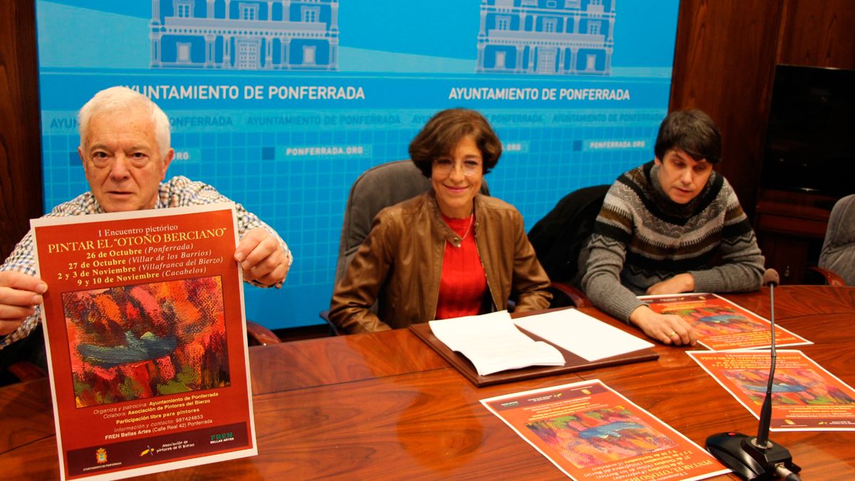 Presentación de la actividad en el Ayuntamiento de Ponferrada.