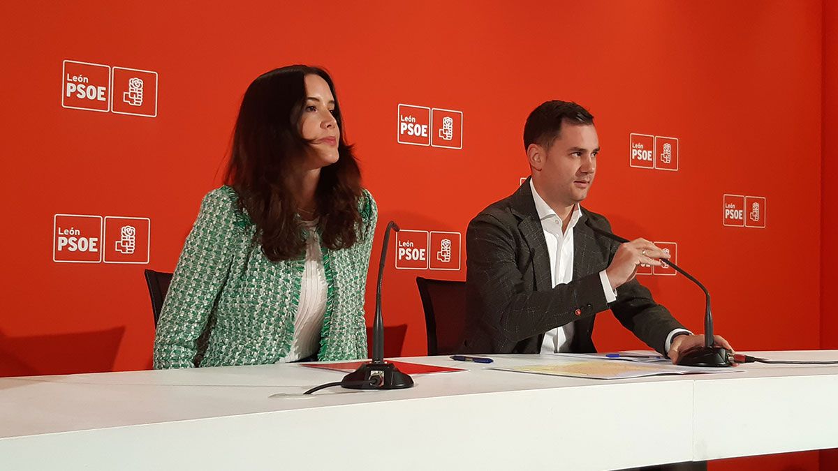 Los diputados del PSOE por León, Andrea Fernández y Javier Alfonso Cendón. | L.N.C.