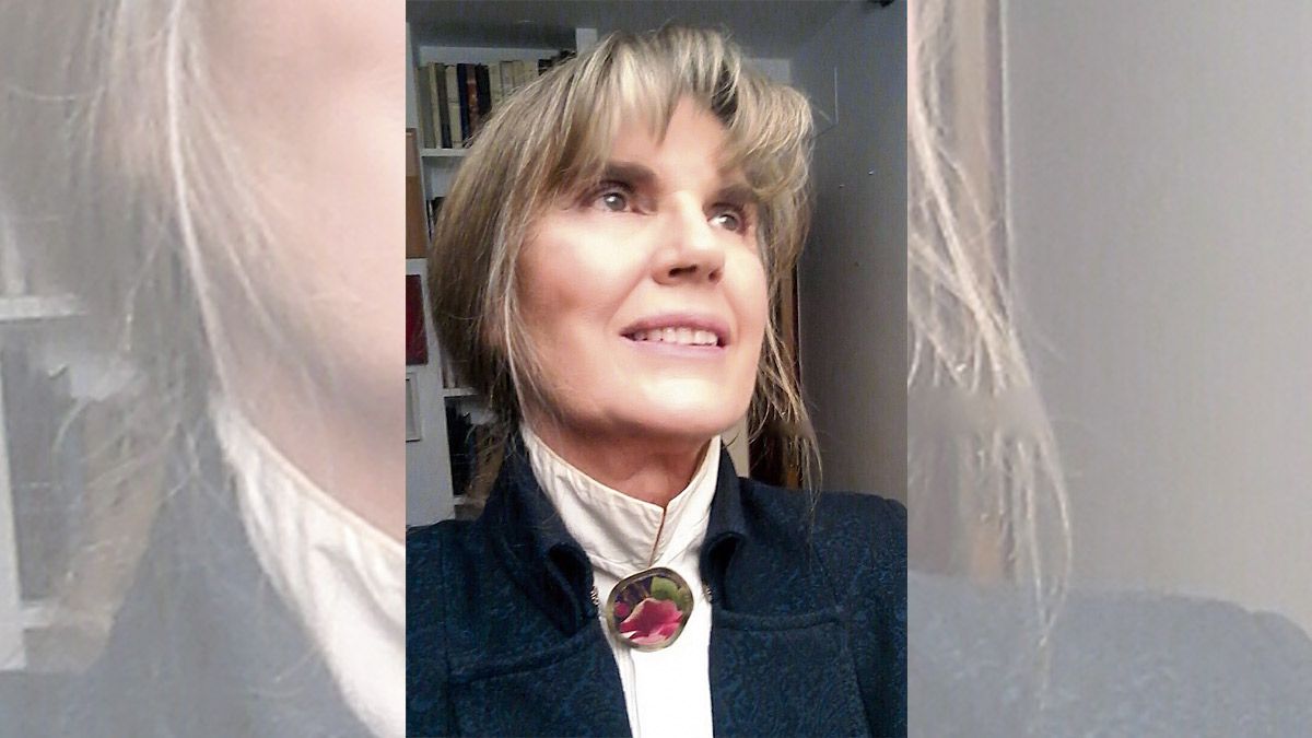 La artista Marga Clark. | L.N.C. La artista Marga Clark. | L.N.C.
