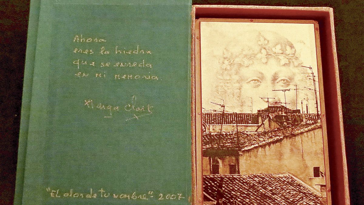Caja poética de la artista Marga Clark. | L.N.C. Caja poética de la artista Marga Clark. | L.N.C.