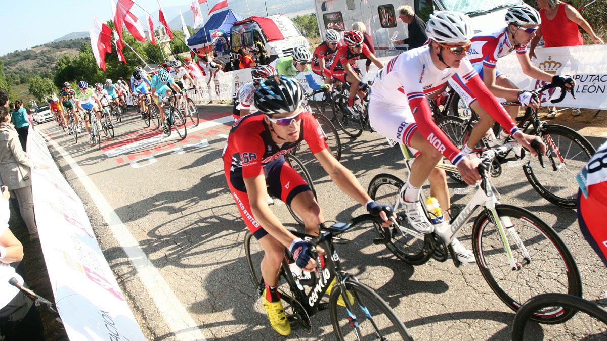 Competición durante el Mundial de Ciclismo de Ponferrada. | César Sánchez (Ical)
