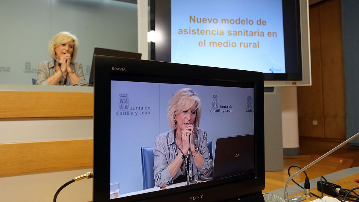 La consejera de Sanidad, Verónica Casado, durante la rueda de prensa posterior al Consejo de Gobierno de Castilla y León. | ICAL