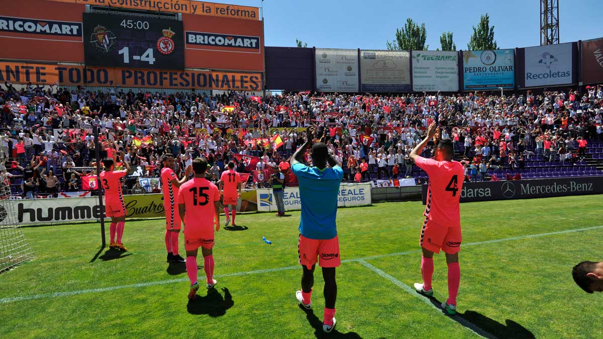 Imagen de la visita a Zorrilla el año del ascenso. | DANIEL MARTIN