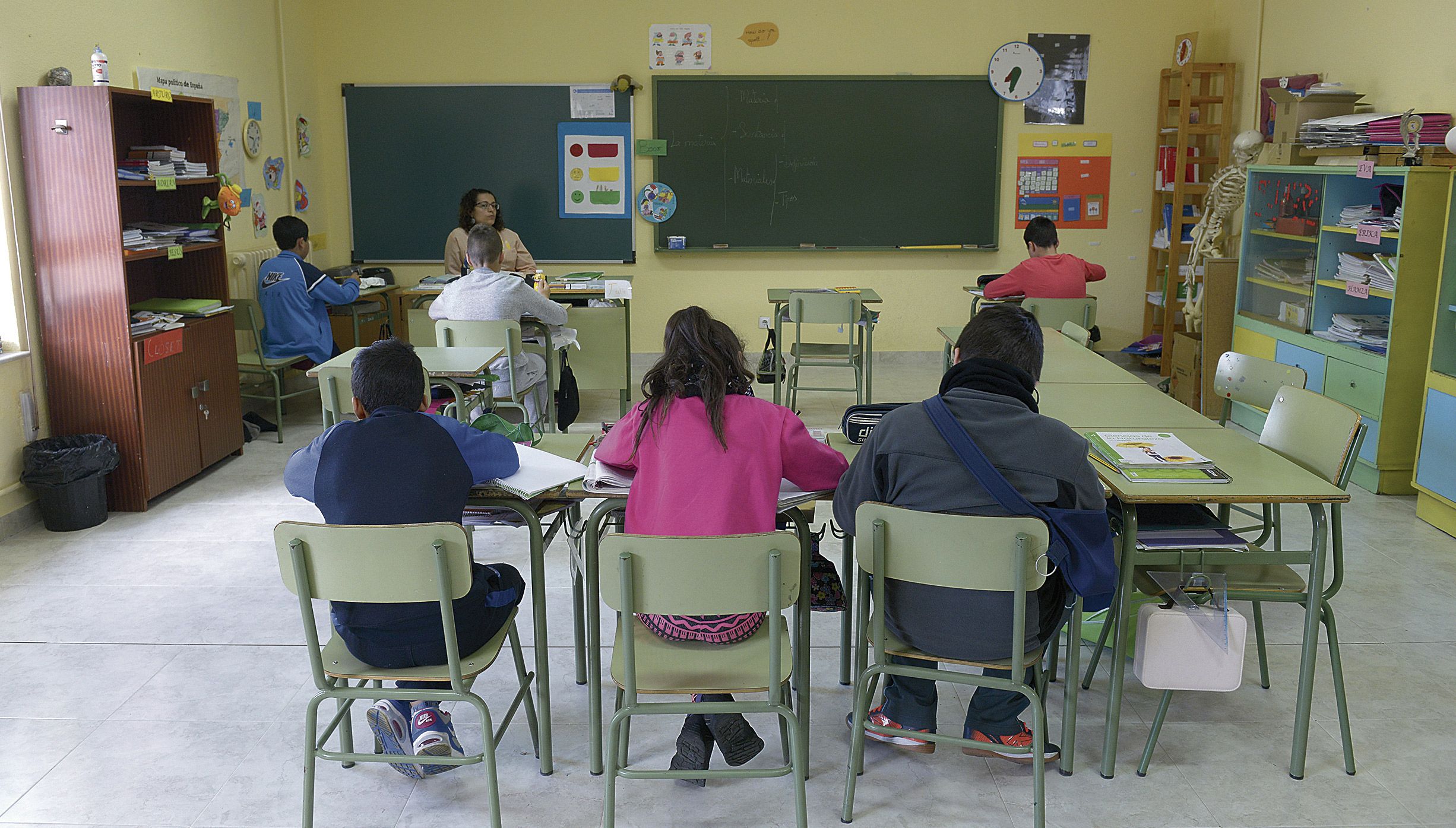Imagen de archivo de una clase de Educación Primaria. | MAURICIO PEÑA