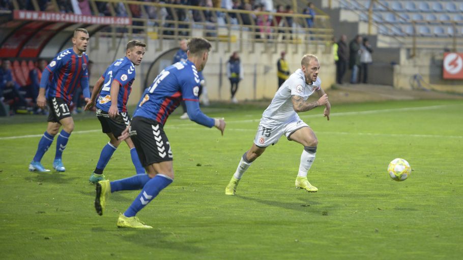 Sergio Benito, en un partido en el Reino. | MAURICIO PEÑA