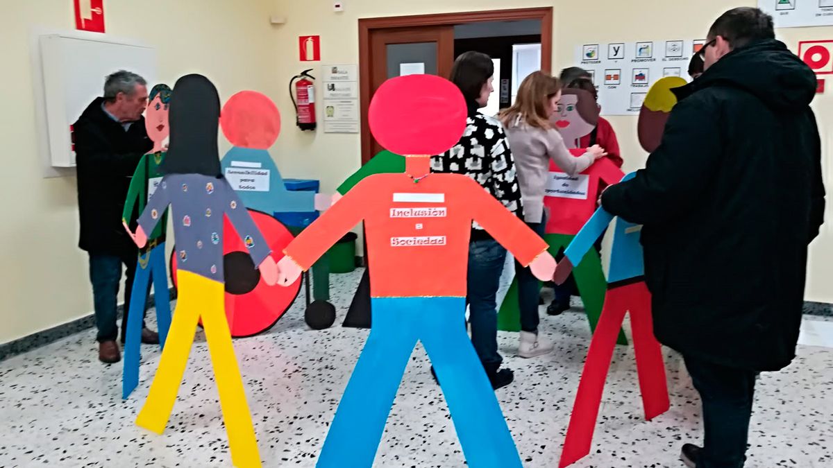 Recreación realizada por las personas con discapacidades de Asprona Bierzo. | M.I.