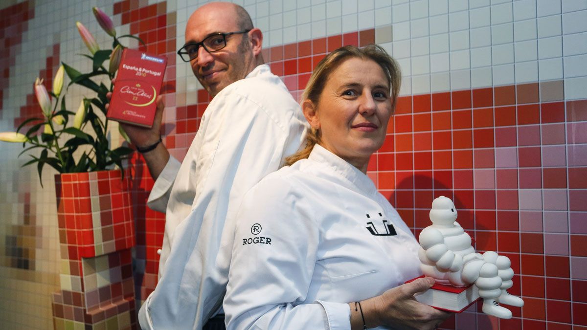 Juanjo y Yolanda, propietarios del Restaurante Cocinandos, celebran el décimo aniversario de su primera Estrella Michelín. | ICAL