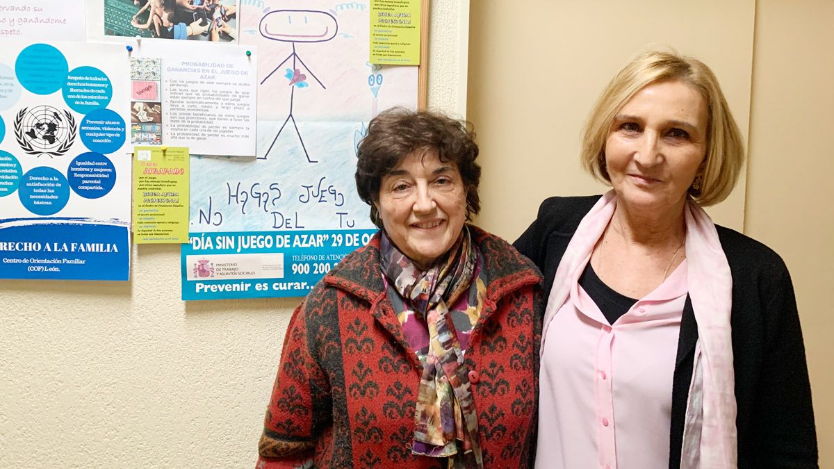 María Jesús Domínguez y Dolores Cao, responsables del programa. | L.N.C.