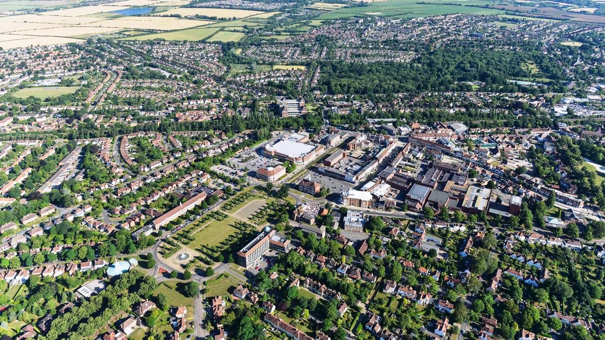 Letchworth Garden City primera ciudad jardín del mundo.