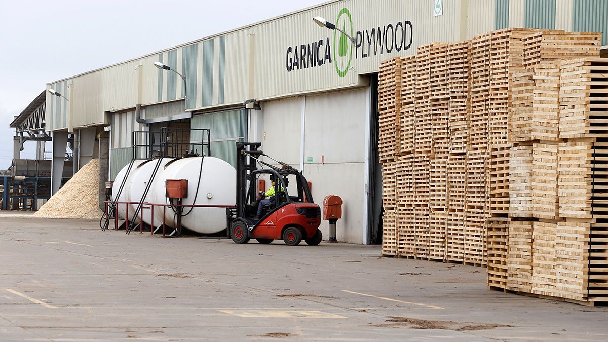 Instalaciones de la empresa de madera Garnica en Valencia de don Juan. | ICAL