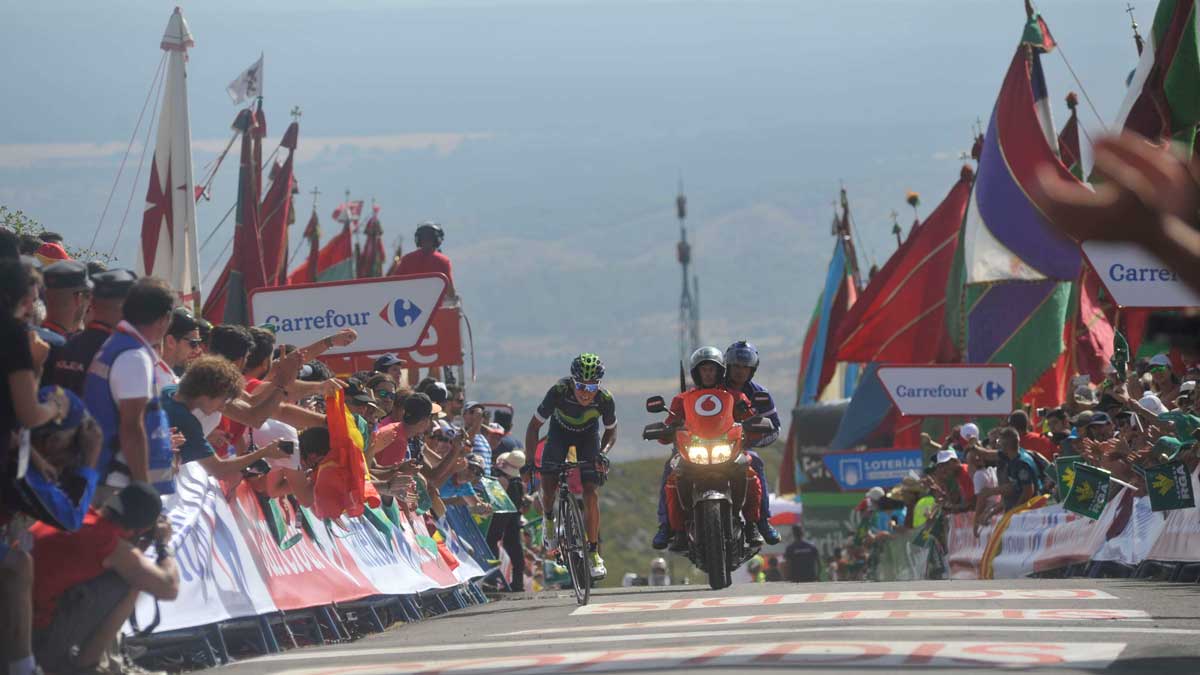 La Camperona acogió el últinmo final de etapa leonés. :: daniel martín