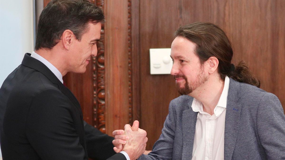 Pedro Sánchez y Pablo Iglesias. | EUROPA PRESS