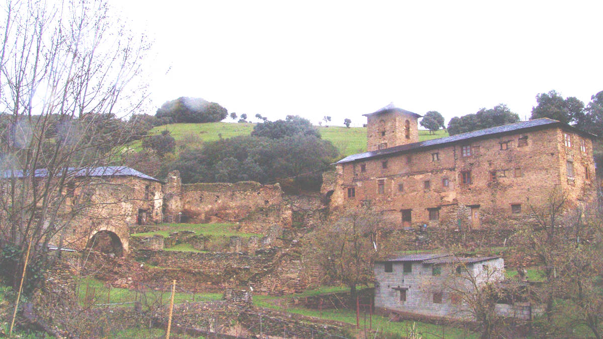 Los restos del antiguo monasterio de Cabeza de Alba, cerca de Toral de los Vados, que se revela mucho más trascendente de lo creído hasta ahora.