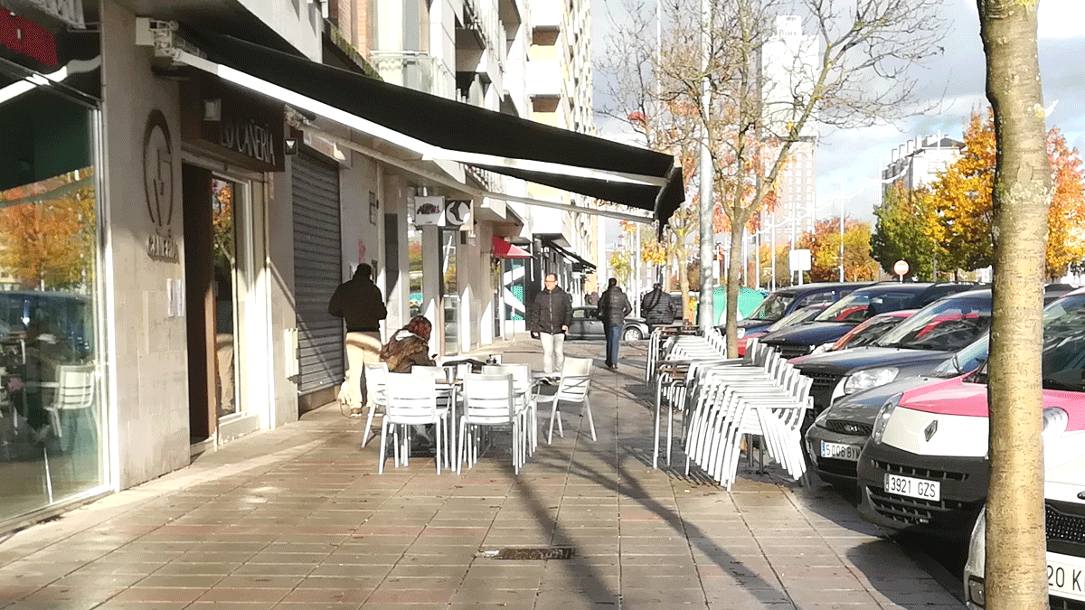 Terrazas de establecimientos de hostelería en Ponferrada. | D.M.