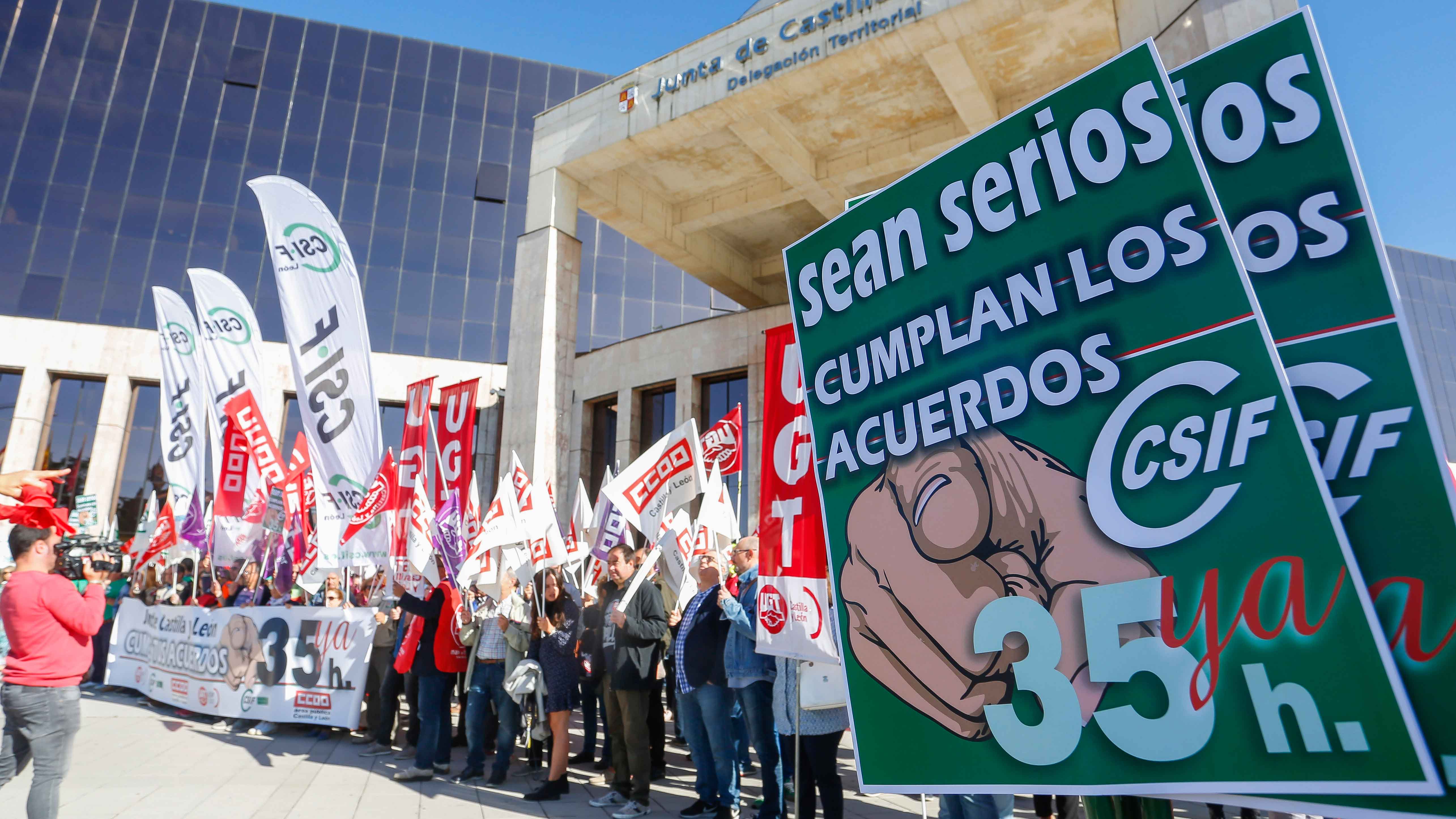 Imagen de archivo de una protesta previa. | ICAL