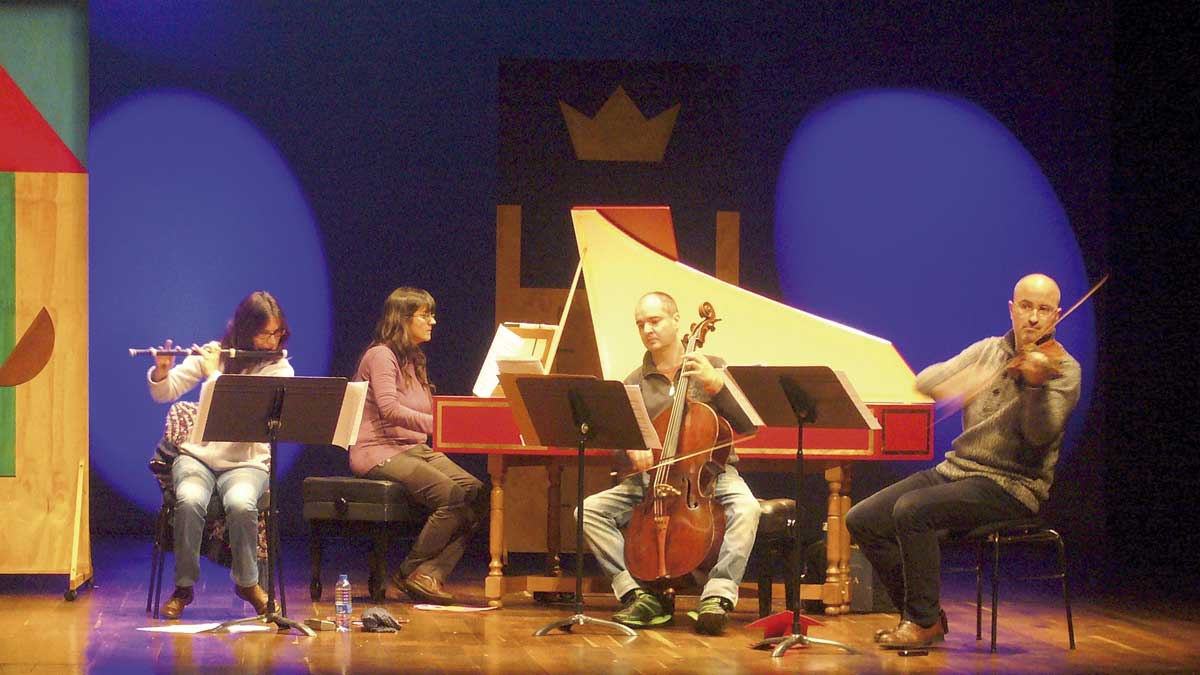 Tatiana Franco (flauta travesera), Julia Franco (piano), Aldo Mata (violonchelo) y Miguel F. Llamazares (violín) son los integrantes de Los músicos de Bremen.