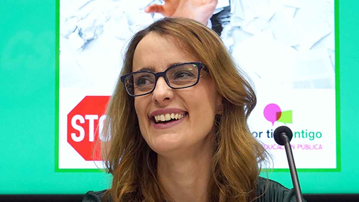 La presidenta del sector autonómico de Educación de CSIF Castilla y León, Isabel Madruga. | ICAL