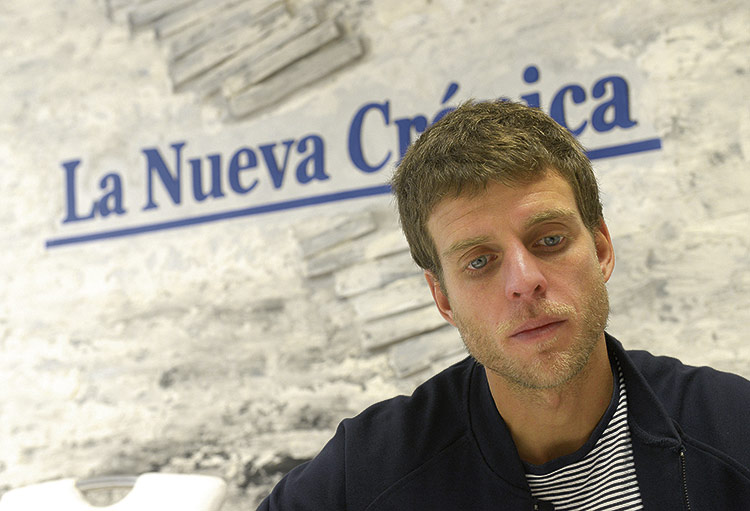 Jesús Martínez durante su visita a La Nueva Crónica. | MAURICIO PEÑA