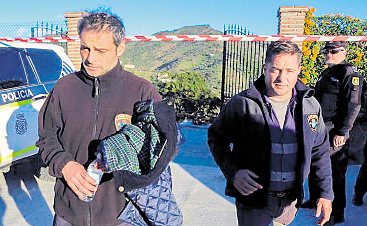 Antonio Ortega, actual Jefe de la Brigada, en aquellos días en Totalán para colaborar en el rescate de Julen.