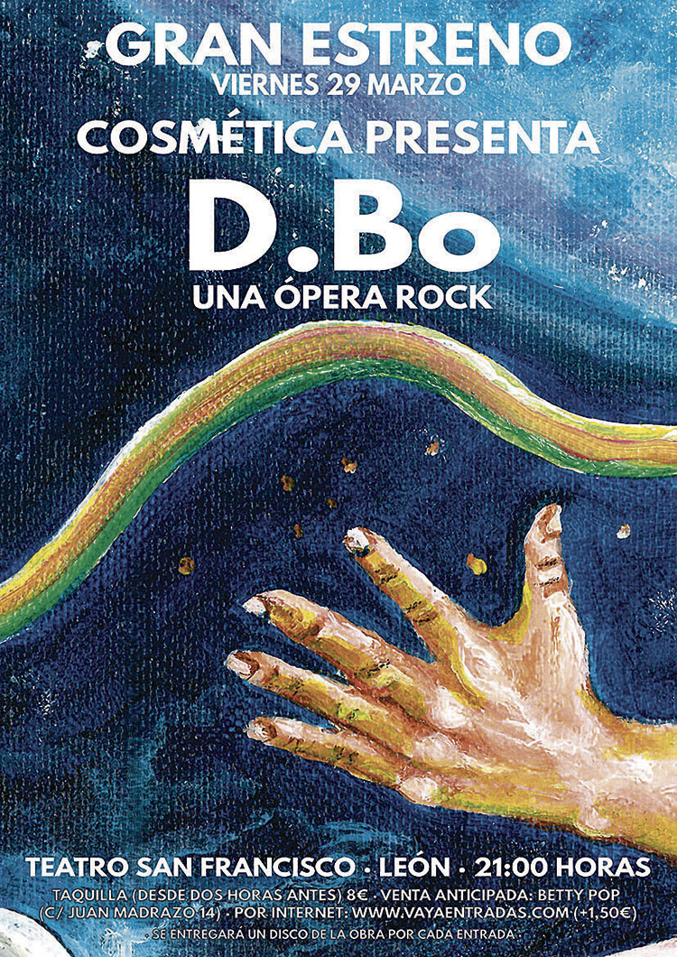 Cartel del estreno de D. Bo'.