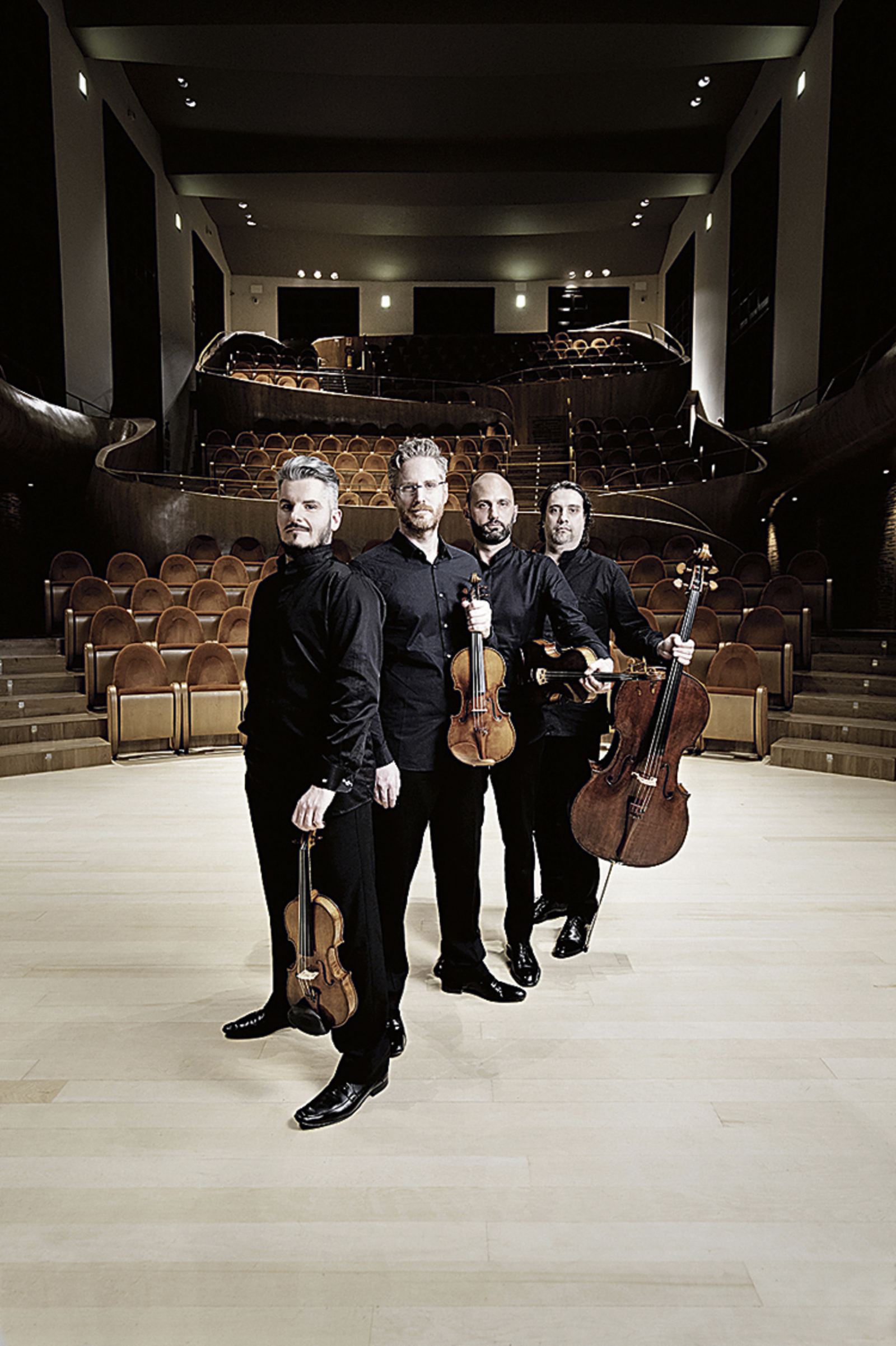 Los componentes del Quartetto di Cremona acompañarán a Hewitt.