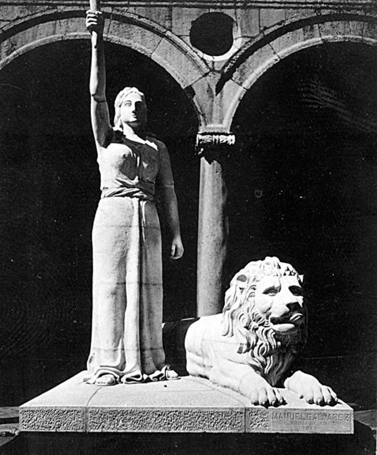 Alegoría de La República (1932. Diputación de León).
