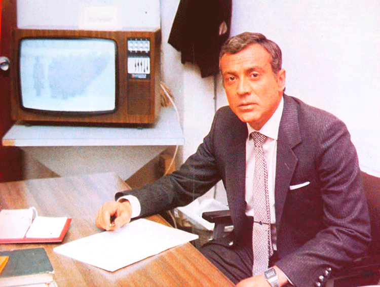 El periodista donostiarra fue uno de los pioneros de la crónica parlamentaria en televisión.