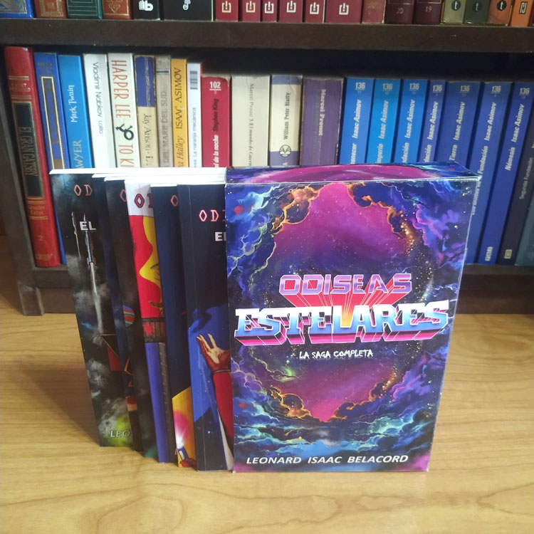Las distintas entregas de la serie 'Odiseas estelares'.