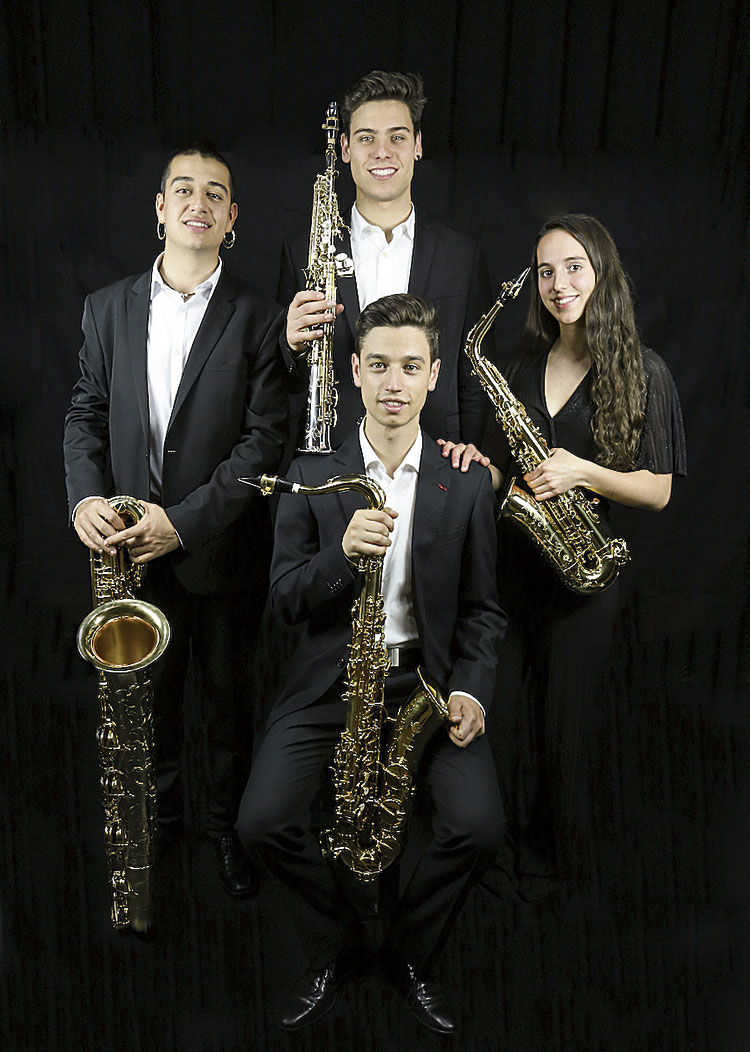 El cuarteto de saxofones Synthèse ofrecerá ‘Música sin fronteras’. | FCAYC