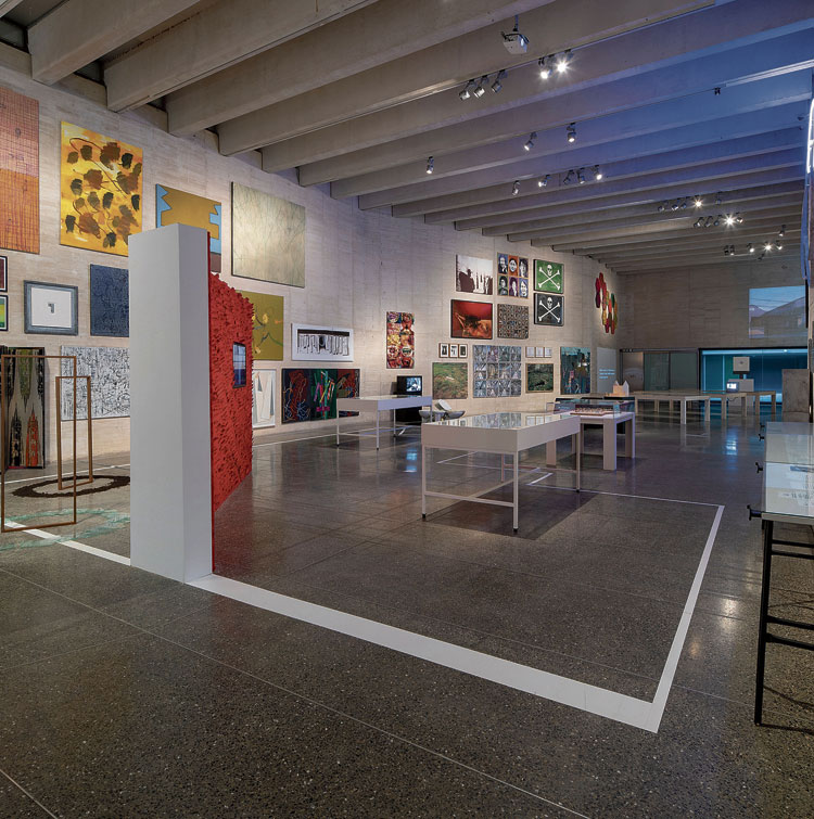 Vista de la exposición sobre Tráfico de Arte. | MUSAC