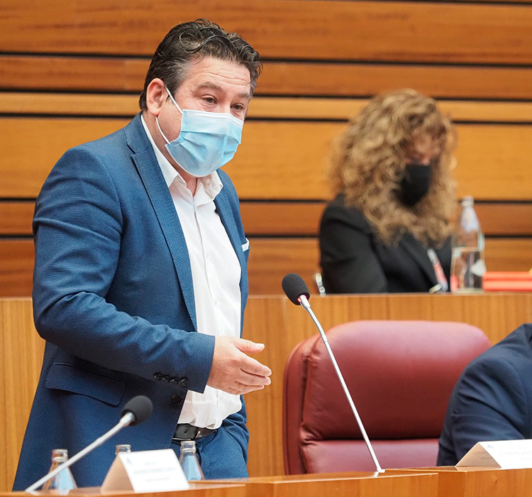 El procurador de la UPL en las Cortes, Luis Mariano Santos. | L.N.C.