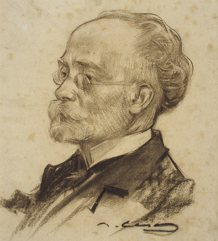Retrato de Felipe Pedrell.