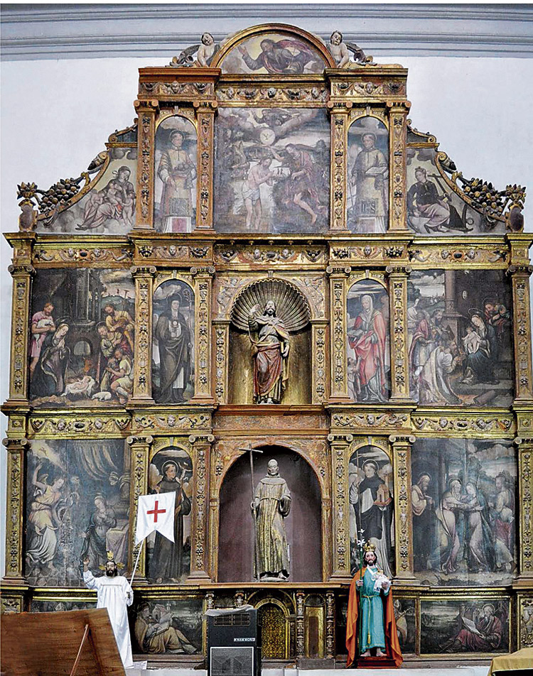 Retablo de Tecali en Puebla.