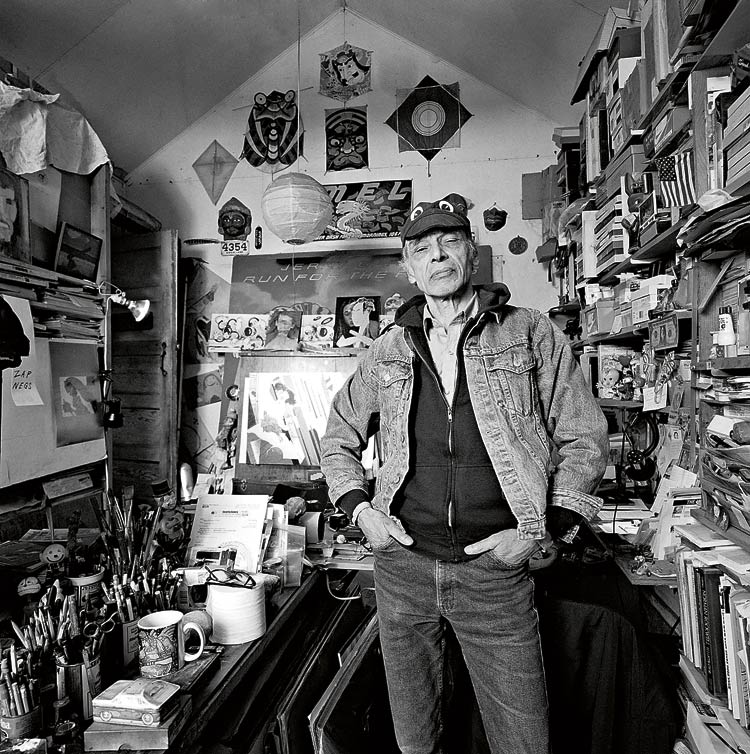 El artista gallego Víctor Moscoso.