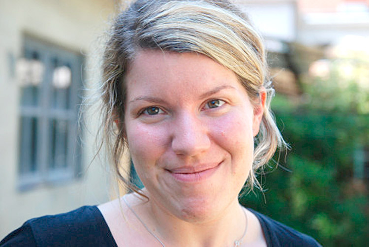 La artista francesa Anne-Laure Boyer.