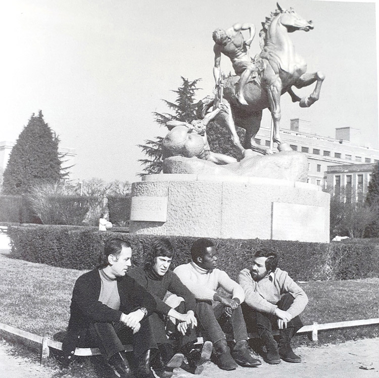 Vlady Bas, Juan Carlos Calderón, David Thomas y José Nieto.