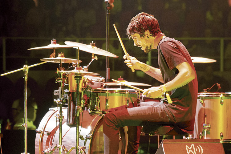 El baterista leonés David Álvarez representa a León en el concurso de Telecinco ‘Got Talent’ presentando el espectáculo ‘Drumshow’.