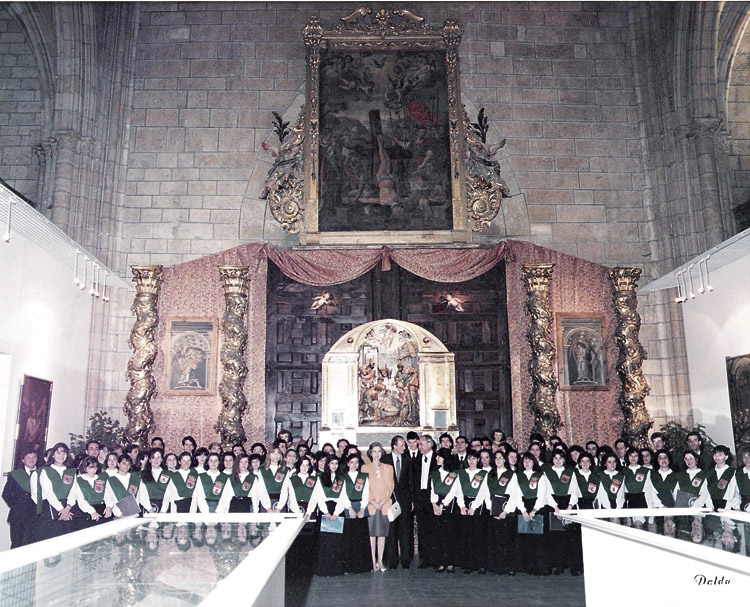 Concierto de Las Edades del Hombre de 1992 con la presencia de los reyes. | ULE
