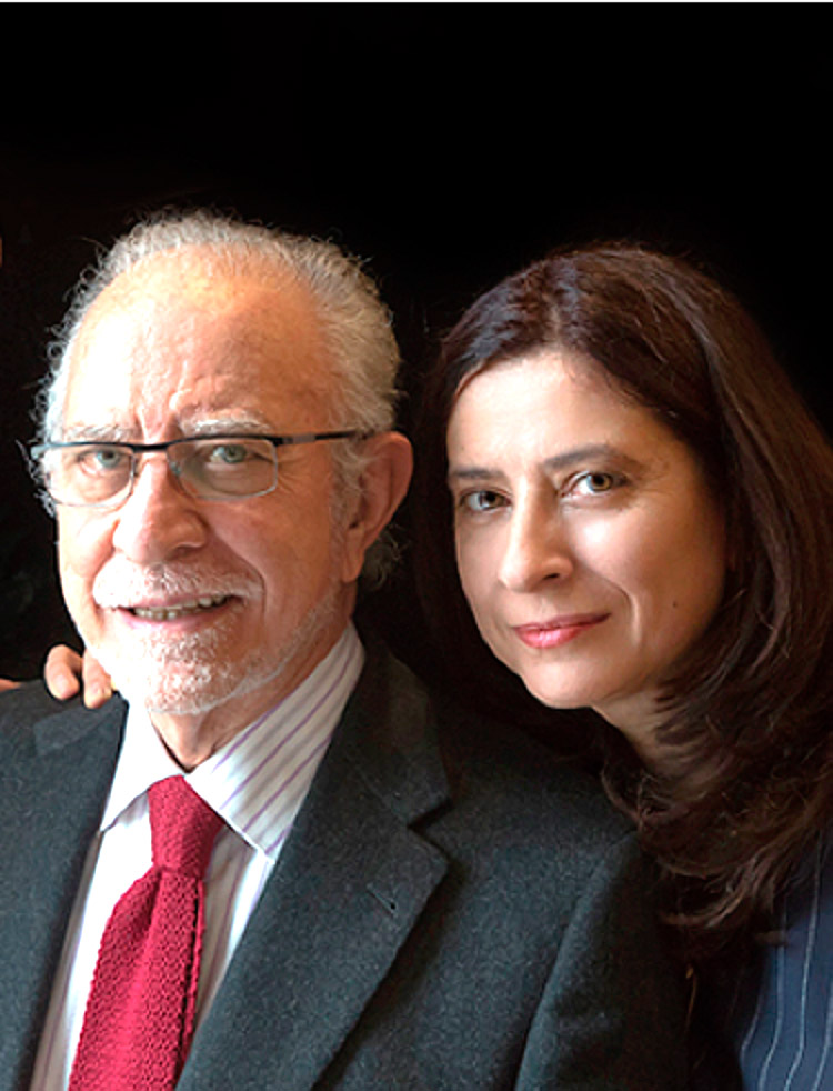 José María Merino y su hija Ana.