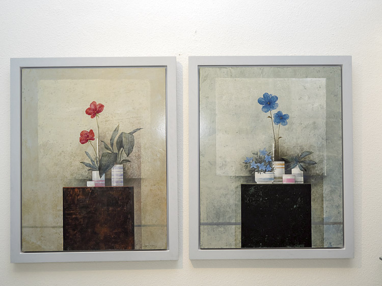 ‘Rojo y azul’ de López Herrera. | VICENTE GARCÍA
