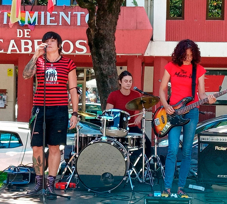 Imagen de un concierto de Abysmal en Cacabelos.