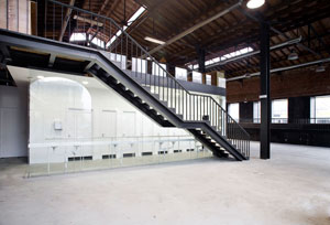 Imagen de la escalera interior de Espacio Vías | SIC ESTUDIO DE ARQUITECTURA