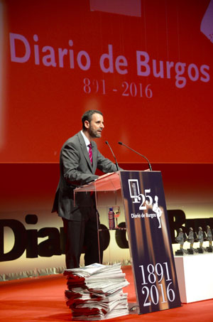 El director de Diario de Burgos, Raúl Briongos. | RICARDO ORDÓÑEZ (ICAL)