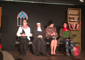 El grupo de padres en la obra 'Ave María Purísima'. | BALTERIUS 98