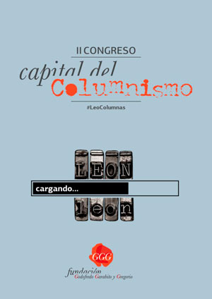 Cartel del congreso a celebrar en octubre en León.
