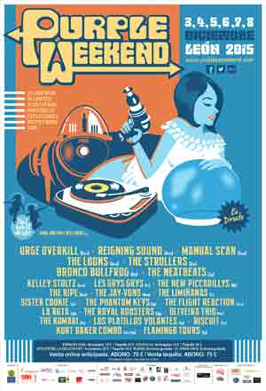 Cartel de la 27 edición del Purple Weekend.